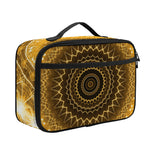 Gold Lights Kaleidoscope Print Portable Lunch Bag