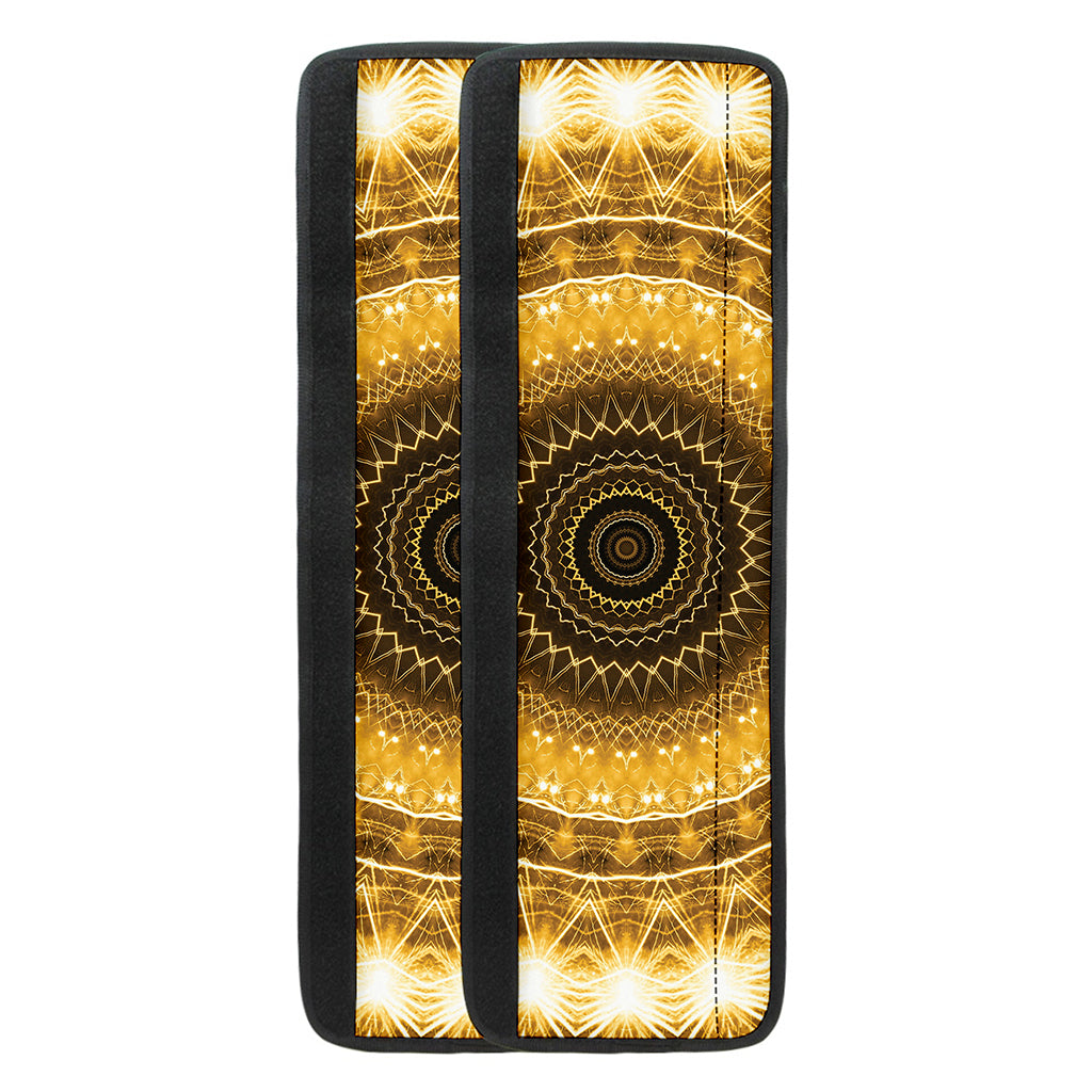 Gold Lights Kaleidoscope Print Refrigerator Handle Covers