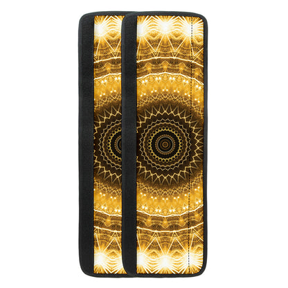 Gold Lights Kaleidoscope Print Refrigerator Handle Covers