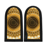 Gold Lights Kaleidoscope Print Skillet Handle Cover