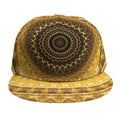 Gold Lights Kaleidoscope Print Snapback Cap