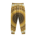 Gold Lights Kaleidoscope Print Sweatpants