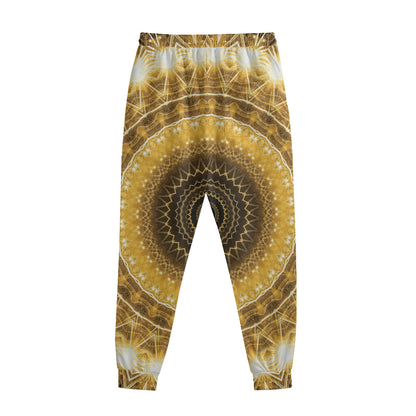 Gold Lights Kaleidoscope Print Sweatpants