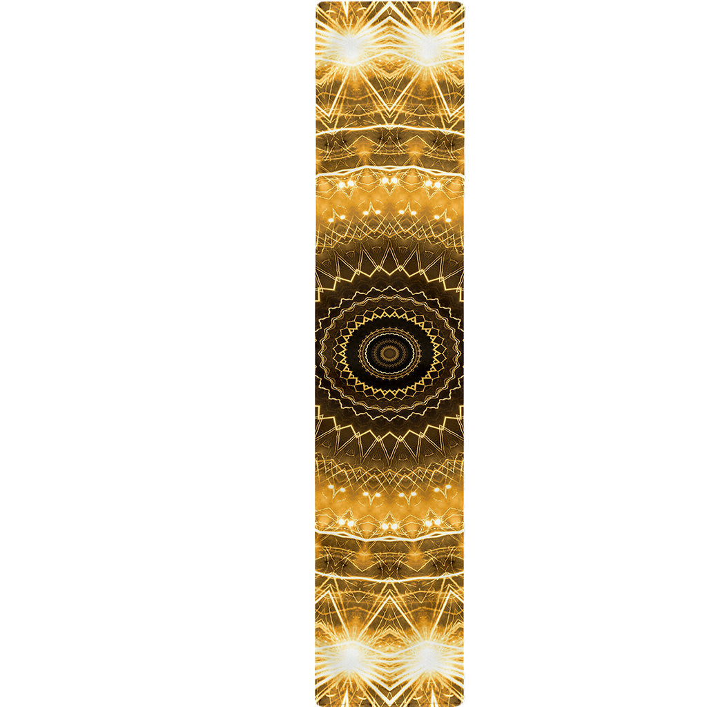Gold Lights Kaleidoscope Print Table Runner