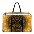 Gold Lights Kaleidoscope Print Utility Tote Bag