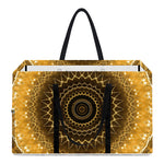 Gold Lights Kaleidoscope Print Utility Tote Bag