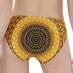 Gold Lights Kaleidoscope Print Women's Panties