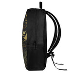 Gold Moon And Sun Print 17 Inch Backpack