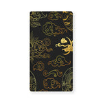 Gold Moon And Sun Print Baby Crib Sheet