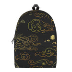 Gold Moon And Sun Print Backpack