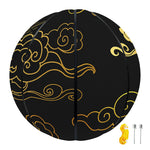 Gold Moon And Sun Print Basketball