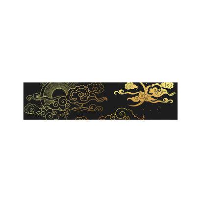 Gold Moon And Sun Print Bed Runner