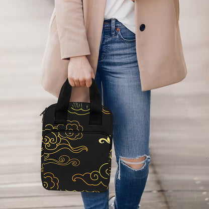 Gold Moon And Sun Print Bible Tote Bag