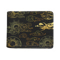 Gold Moon And Sun Print Bifold Wallet