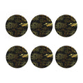 Gold Moon And Sun Print Coaster Set
