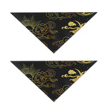 Gold Moon And Sun Print Dog Bandana
