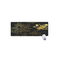 Gold Moon And Sun Print Extended Mouse Pad
