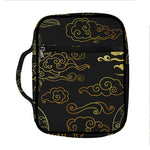 Gold Moon And Sun Print Front Pocket Bible Bag