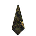 Gold Moon And Sun Print Hand Towel