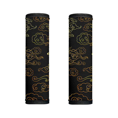Gold Moon And Sun Print Handle Covers