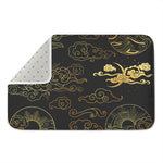 Gold Moon And Sun Print Indoor Door Mat