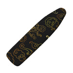 Gold Moon And Sun Print Ironing Board Cover