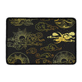 Gold Moon And Sun Print Kitchen Mat