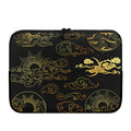 Gold Moon And Sun Print Laptop Sleeve