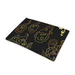 Gold Moon And Sun Print Pet Cooling Mat Cover