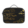 Gold Moon And Sun Print Portable Lunch Bag