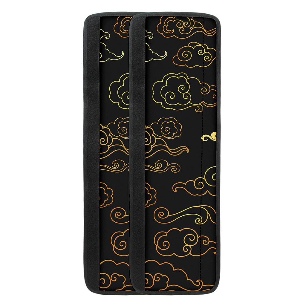 Gold Moon And Sun Print Refrigerator Handle Covers