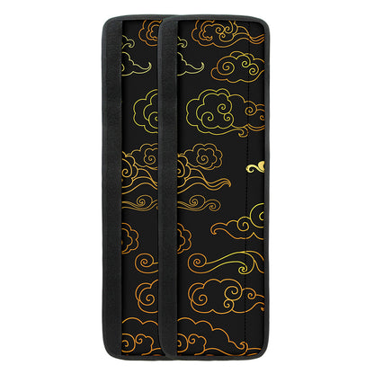 Gold Moon And Sun Print Refrigerator Handle Covers