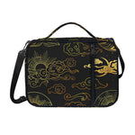 Gold Moon And Sun Print Shoulder Strap Bible Bag