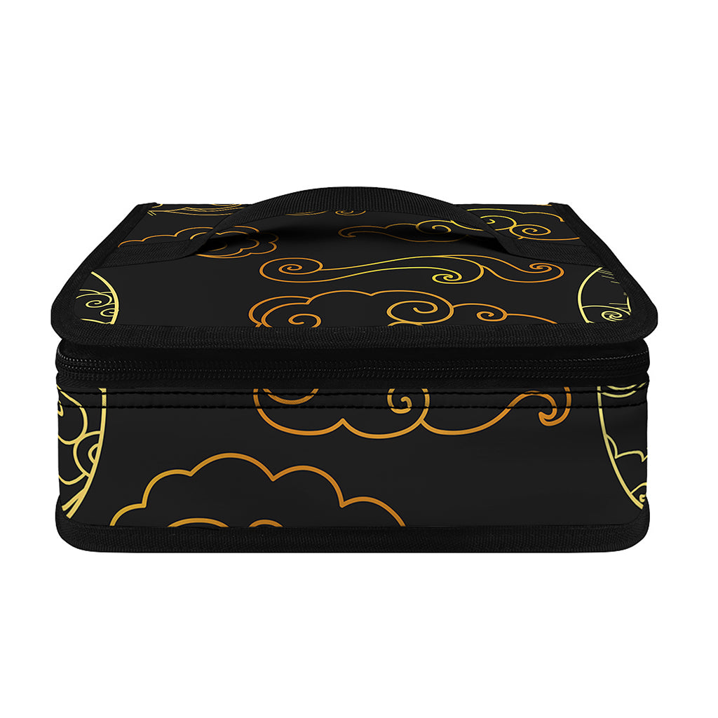 Gold Moon And Sun Print Small Lunch Bag