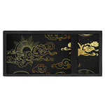 Gold Moon And Sun Print Trifold Wallet