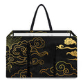Gold Moon And Sun Print Utility Tote Bag