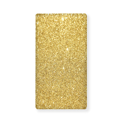 Gold (NOT Real) Glitter Print Baby Crib Sheet