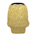 Gold (NOT Real) Glitter Print Baby Seat Cover