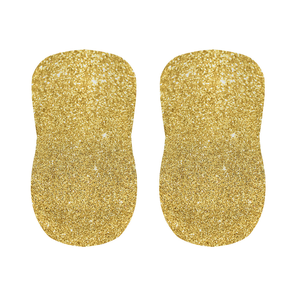 Gold (NOT Real) Glitter Print Bar Stool Covers
