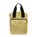 Gold (NOT Real) Glitter Print Bible Tote Bag
