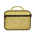Gold (NOT Real) Glitter Print Briefcase Bible Bag