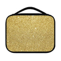 Gold (NOT Real) Glitter Print Classic Bible Case