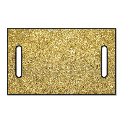 Gold (NOT Real) Glitter Print Golf Cart Seat Cover