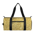 Gold (NOT Real) Glitter Print Gym Bag
