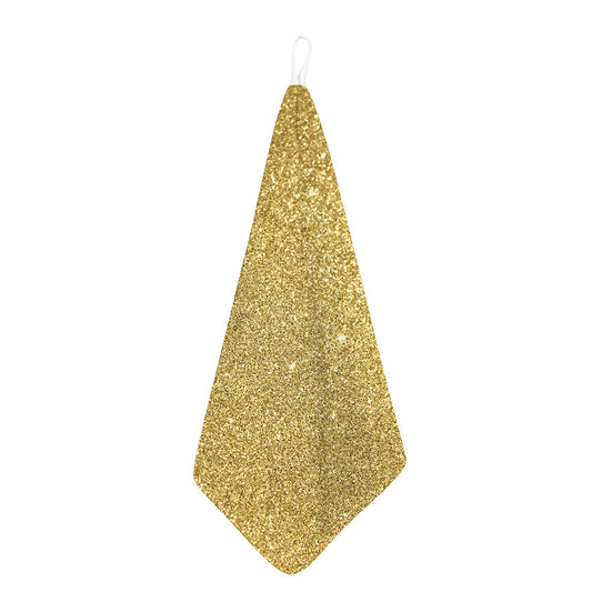 Gold (NOT Real) Glitter Print Hand Towel