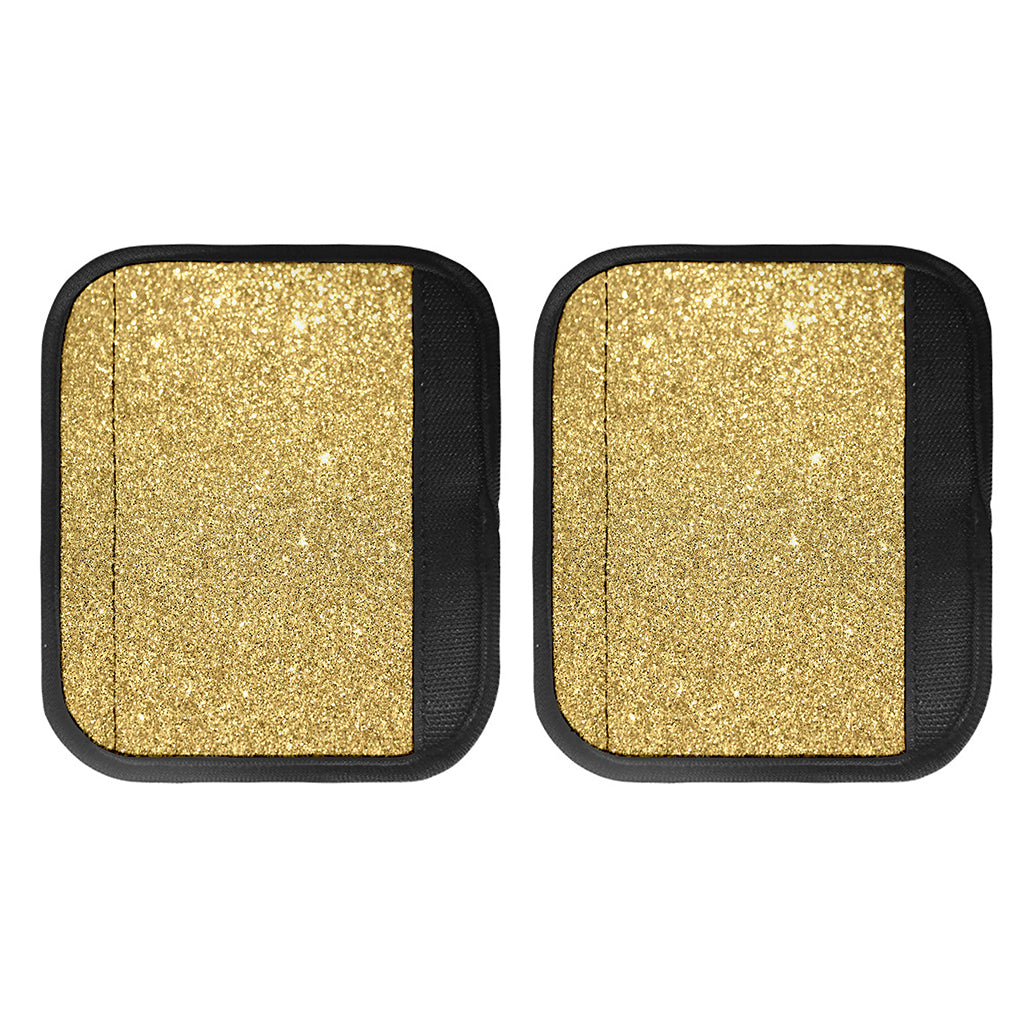 Gold (NOT Real) Glitter Print Handle Covers