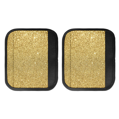 Gold (NOT Real) Glitter Print Handle Covers