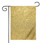 Gold (NOT Real) Glitter Print House Flag