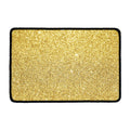 Gold (NOT Real) Glitter Print Kitchen Mat