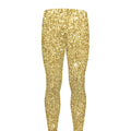 Gold (NOT Real) Glitter Print Men's Leggings